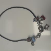 CS1441/2025 SILVER NECKLACE WITH PENDANTS